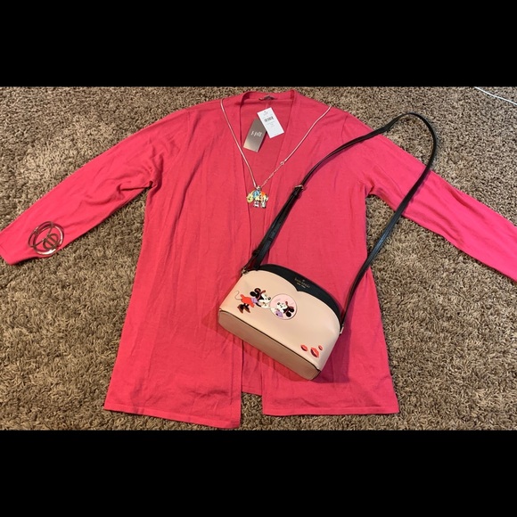J. Jill Sweaters - J Jill pink cardigan size 1x brand new